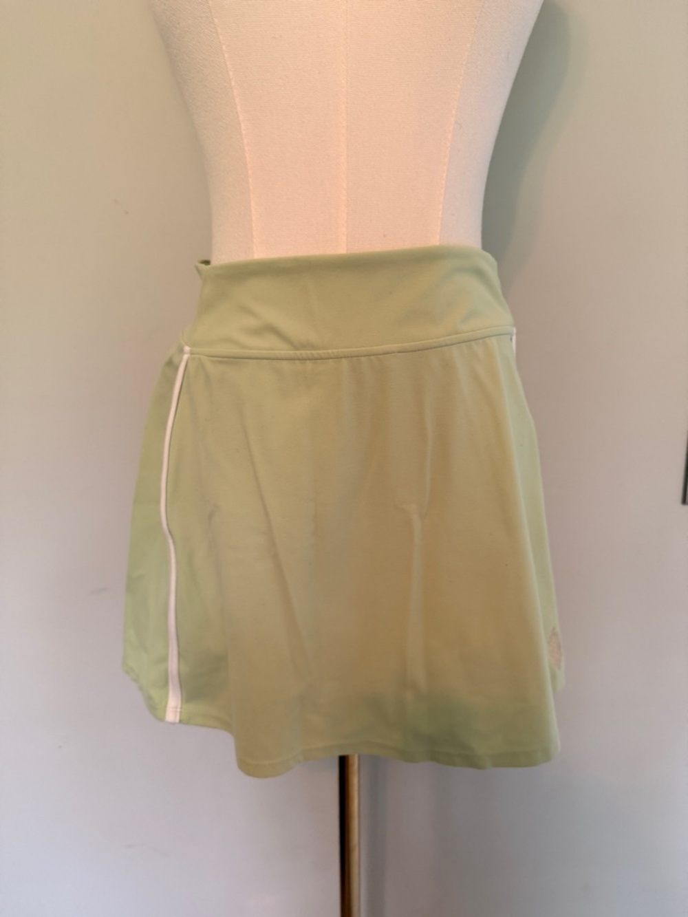 FP Movement by Free People Light Green Athletic Skort with White Trim